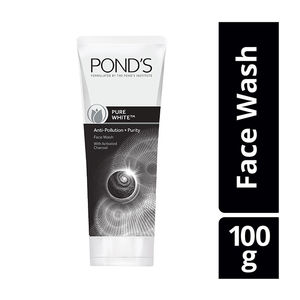 Pond's Pure White Gesichts-Schaum Mit Aktivkohle & Grüntee – Für Strahlend Reine Haut, 100g