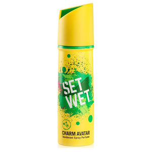 Buy Set Wet Charm Avatar Deodorant Spray Perfume 150 ml Online