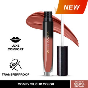 Buy FACES CANADA Comfy Silk Lightweight Satin Matte HD Lipstick