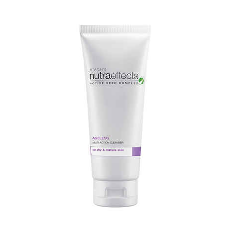 Buy Avon Nutraeffects Ageless Multi Action Cleanser (100 g) - Purplle