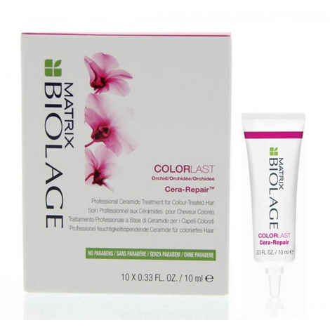 Buy Matrix Biolage Colorlast Orchid Cera-Repair Color (10 ml x 10 ml) - Purplle