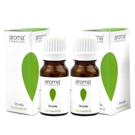 Buy Aroma Treasures Citronella Essentail Oil (pack of 2) (20 ml) - Purplle