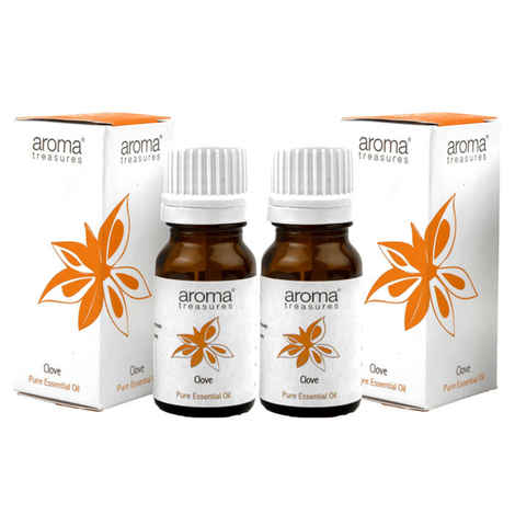 Buy Aroma Treasures Clove Essentail Oil (Pack of 2)(20 ml) - Purplle