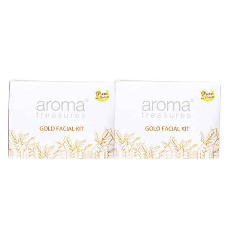 Buy Aroma Treasures Golden Glow Kit (single time use) Pack Of 2 (10 g) - Purplle