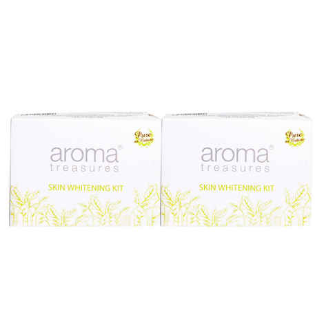 Buy Aroma Treasures Skin Whitening Kit (single time use) Pack Of 2 (10 g) - Purplle