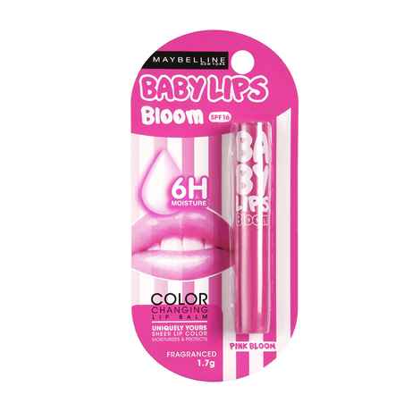 Buy Maybelline New York Baby Lips Bloom SPF 16 Pink Bloom (1.7 g) - Purplle