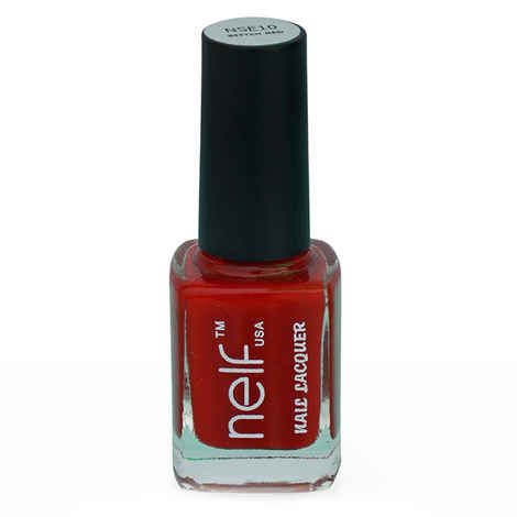 Buy NELF USA Bitten Rose Red Nail Polish (9.5 ml) - Purplle