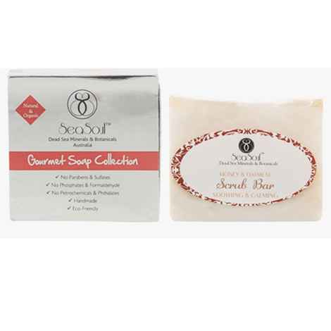 Buy SeaSoul Honey Oatmeal Scrub Bar (100 g) - Purplle