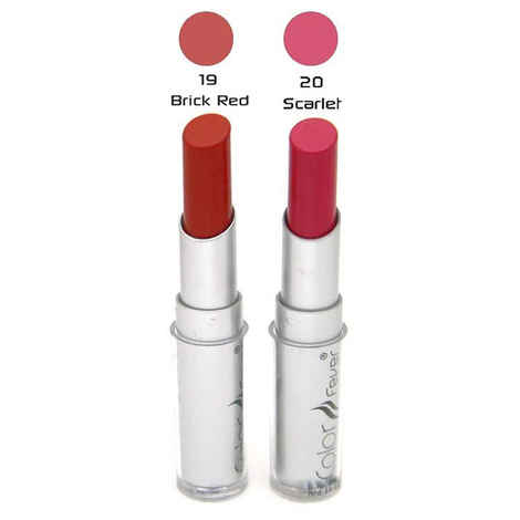 Buy Color Fever Lip Bomb Lipstick - Brick Red/Pink Combo (3.2gx2 pcs combo) - Purplle