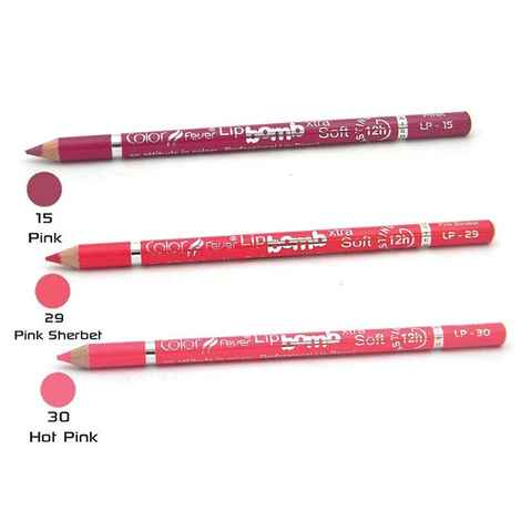 Buy Color Fever Lip Liner - All Pink Value Offer (1.9gmx3pcs combo) - Purplle