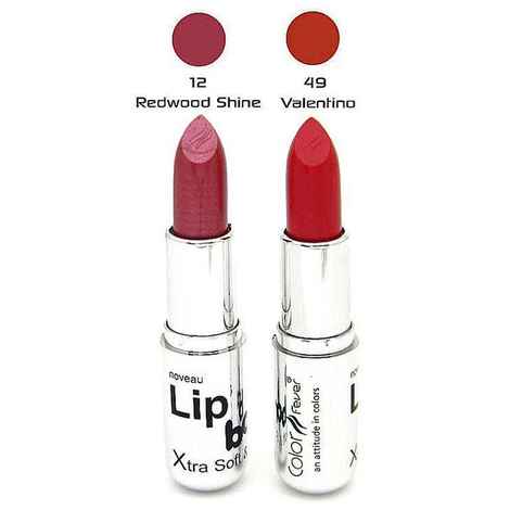 Buy Color Fever Lip Bomb Creme Lipstick Combo - Valentine Red (4.2gx2 pcs combo) - Purplle