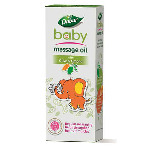 Buy Dabur Baby Massage Oil with Olive & Almond (200 ml) - Purplle