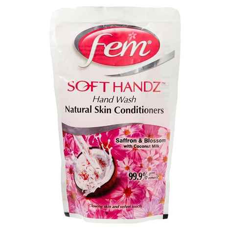 Buy Fem Soft Handz natural Skin Conditioners Hand Wash(185 ml) - Purplle