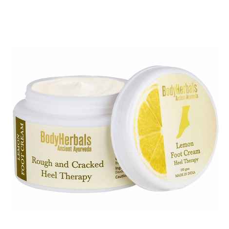 Buy BodyHerbals Ancient Ayurveda Lemon Foot Cream For Rough & Cracked Heel (100 g) - Purplle