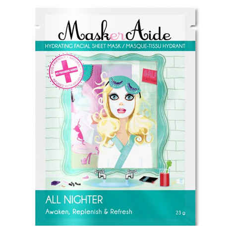 Buy MaskerAide All Nighter Facial Sheet Mask (23 g) - Purplle