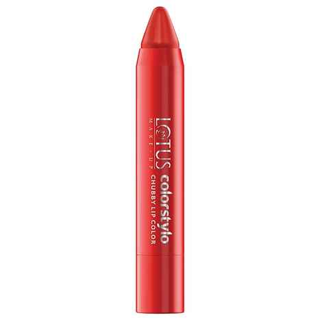 Buy Lotus Herbals Colorstylo Chubby Lip Color Orange Spice 208 (3.7 g) - Purplle