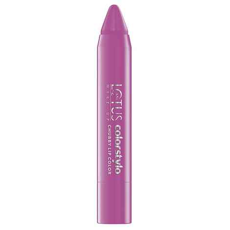 Buy Lotus Herbals Colorstylo Chubby Lip Color Orchid Berry 210 (3.7 g) - Purplle