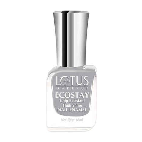 Buy Lotus Make-Up Ecostay Fantasy Nail Enamel Silver Chrome | Easy to Apply | Glossy Finish | 10ml - Purplle