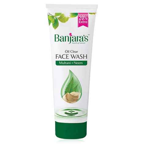 Buy Banjara's Face Wash Multani + Neem (100 ml) + 20 % Extra - Purplle