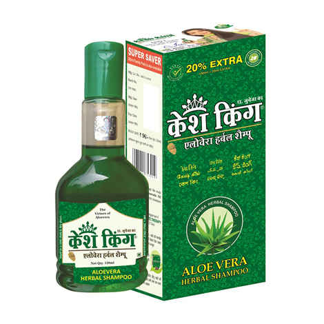 Buy Kesh King Aloevera Herbal Shampoo (100 ml + 20 ml) - Purplle