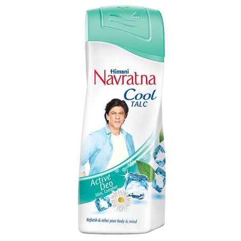 Buy Navratna Cool Talc Active Deo (100 g) - Purplle