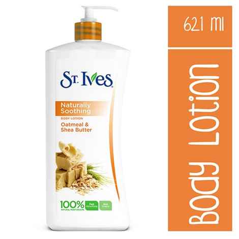Buy ST. Ives Naturally Soothing Oatmeal & Shea Butter Body Lotion 621 ml - Purplle