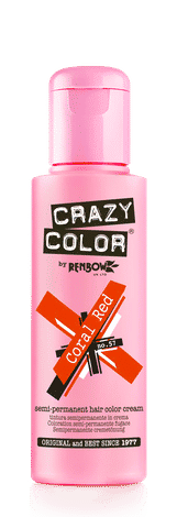Buy CRAZY COLOR 57 Coral Red Hair Color (100 ml) - Purplle