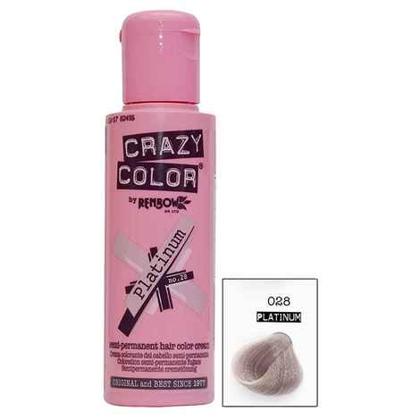 Buy CRAZY COLOR 028 Platinum Hair Color (100 ml) - Purplle