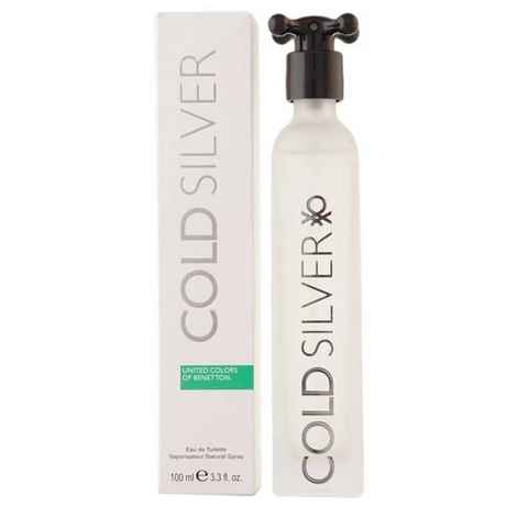 Buy Benetton Cold Silver EDT For Men (100 ml) - Purplle