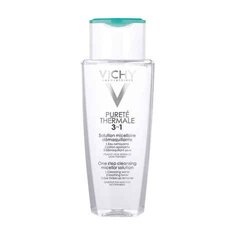 Buy Vichy Purete Thermale 3 in 1 One Step Cleansing Micellar Solution (200 ml) - Purplle
