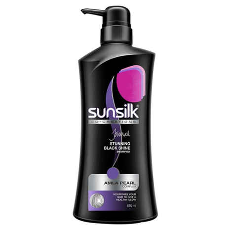 Buy Sunsilk Black Shine Shampoo (650 ml) & Get Rs 60 Off - Purplle