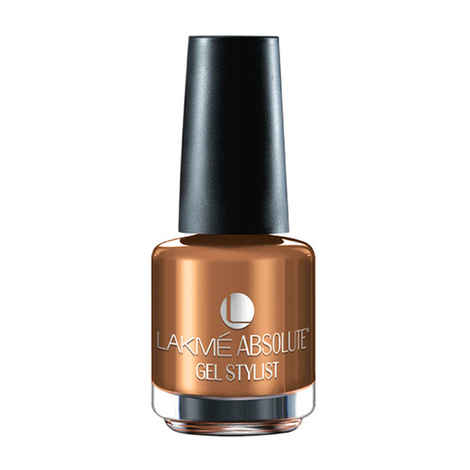 Buy Lakme Absolute Gel Stylist Nail Color Bronze Shine (15 ml) - Purplle