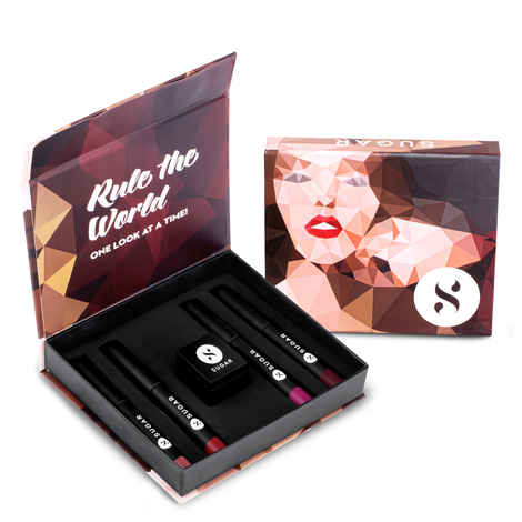 Buy SUGAR Cosmetics Matte As Hell "Win With Bolds" Crayon Lipstick Box - Bold and Silky Matte Finish Lipstick, Lightweight, Lasts Up to 12 hours - 11 grams - Purplle