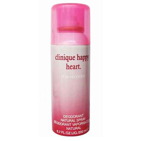 Buy Clinique Happy Heart Deodorant Natural Spray For Women (200 ml) - Purplle