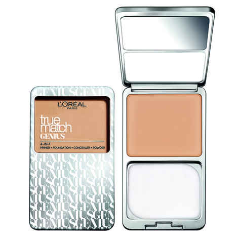 Buy L'Oreal Paris True Match Genius Powder Foundation Rose Porcelain R2 - Purplle