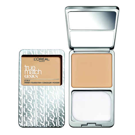 Buy L'Oreal Paris True Match Genius Powder Foundation Gold Porcelain G2 - Purplle