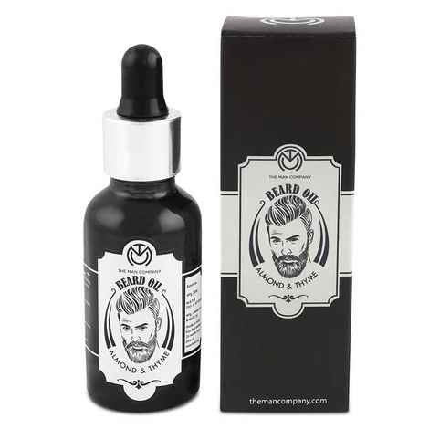 Buy The Man Company Beard Oil - Almond and Thyme (30 ml) - Purplle