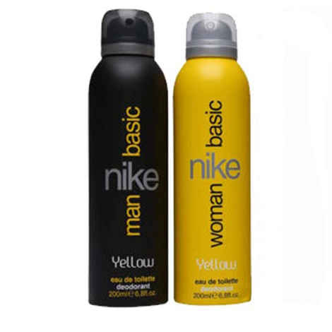 Buy Nike Basic Yellow Duo Set Of 2 200 ml x 2 - Purplle