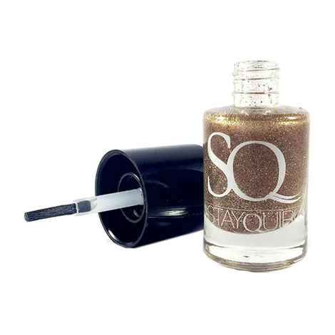 Buy Stay Quirky Nail Polish, Glitter, Golden - Litt Up 650 (11 ml) - Purplle