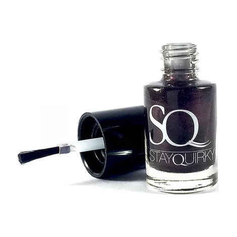 Buy Stay Quirky Nail Polish, The Black Raven-Claw 45 (6 ml) - Purplle