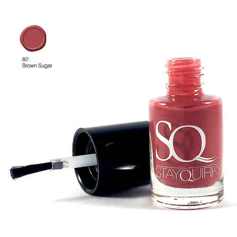 Buy Stay Quirky Nail Polish, Brown Sugar 82 (6 ml) - Purplle