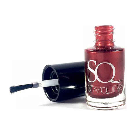 Buy Stay Quirky Nail Polish, Touched By Maroon 23 (6 ml) - Purplle