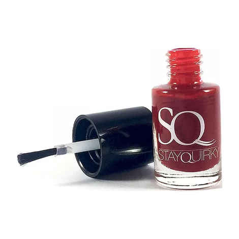 Buy Stay Quirky Nail Polish, Don't Be Af-Red 72 (6 ml) - Purplle