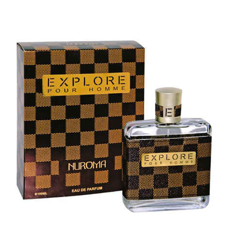 Buy Nuroma Explore Leather Black EDP (100 ml) - Purplle