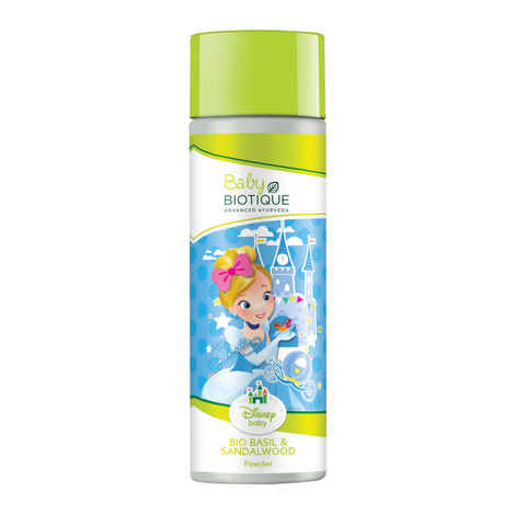 Biotique Disney Baby Cinderella Bio Basil & Sandalwood Powder (150 ml)