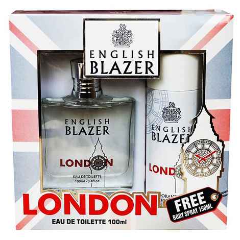 Buy English Blazer London Gift Set For Men (100 ml + 150 ml) - Purplle