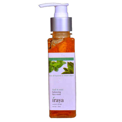Buy Iraya Basil & Mint Balancing Face Wash (150 ml) - Purplle