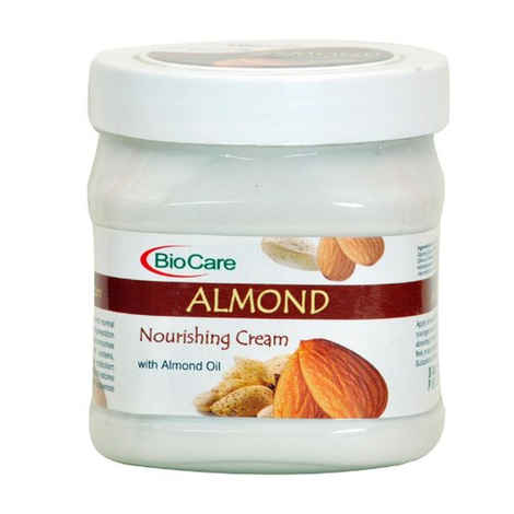 Buy Biocare Face And Body Cream Almond (500 ml) - Purplle