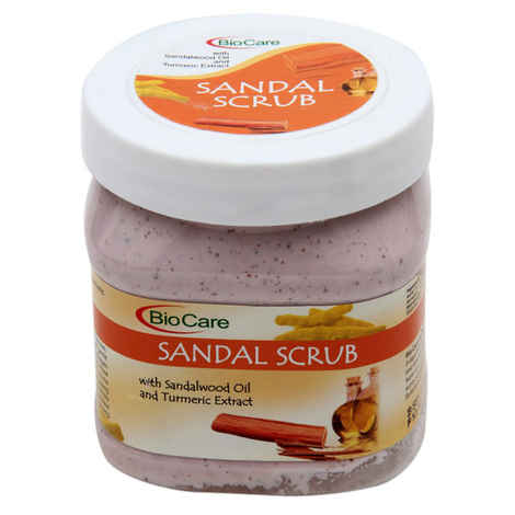 Buy Biocare Face Scrub Sandal Scrub (500 ml) - Purplle