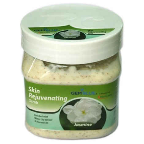 Buy BioCare Gemblue Skin Rejuvenating Jasmine Scrub (500 ml) - Purplle